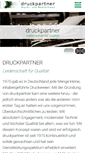 Mobile Screenshot of druck-partner.de